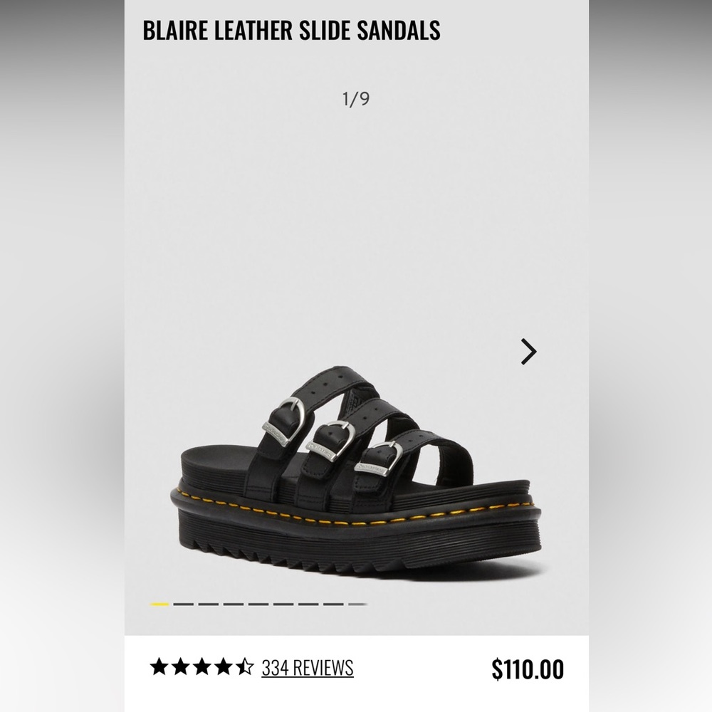 Dr Martens Blaire Platform Sandals size 7